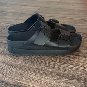 Papillio Woman’s Classic Black Slide Sandals